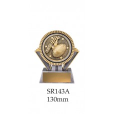 Touch Football Trophies  - SR143A - 130mm Also 155mm & 180mm